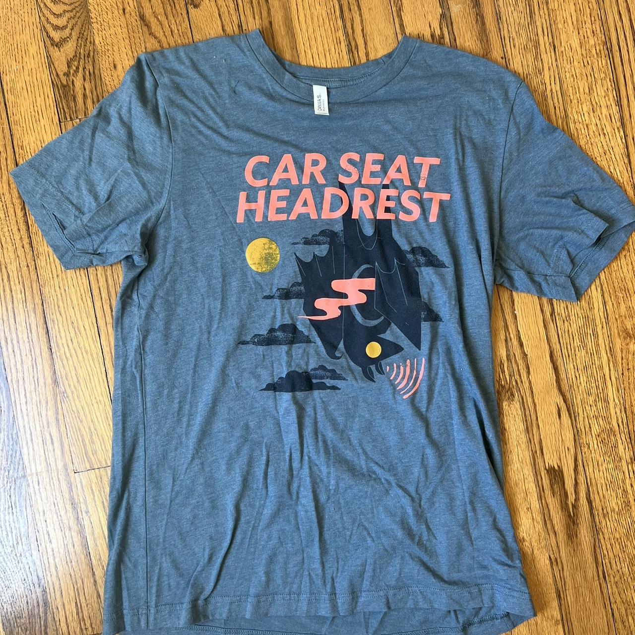 Car seat headrest tshirt Depop