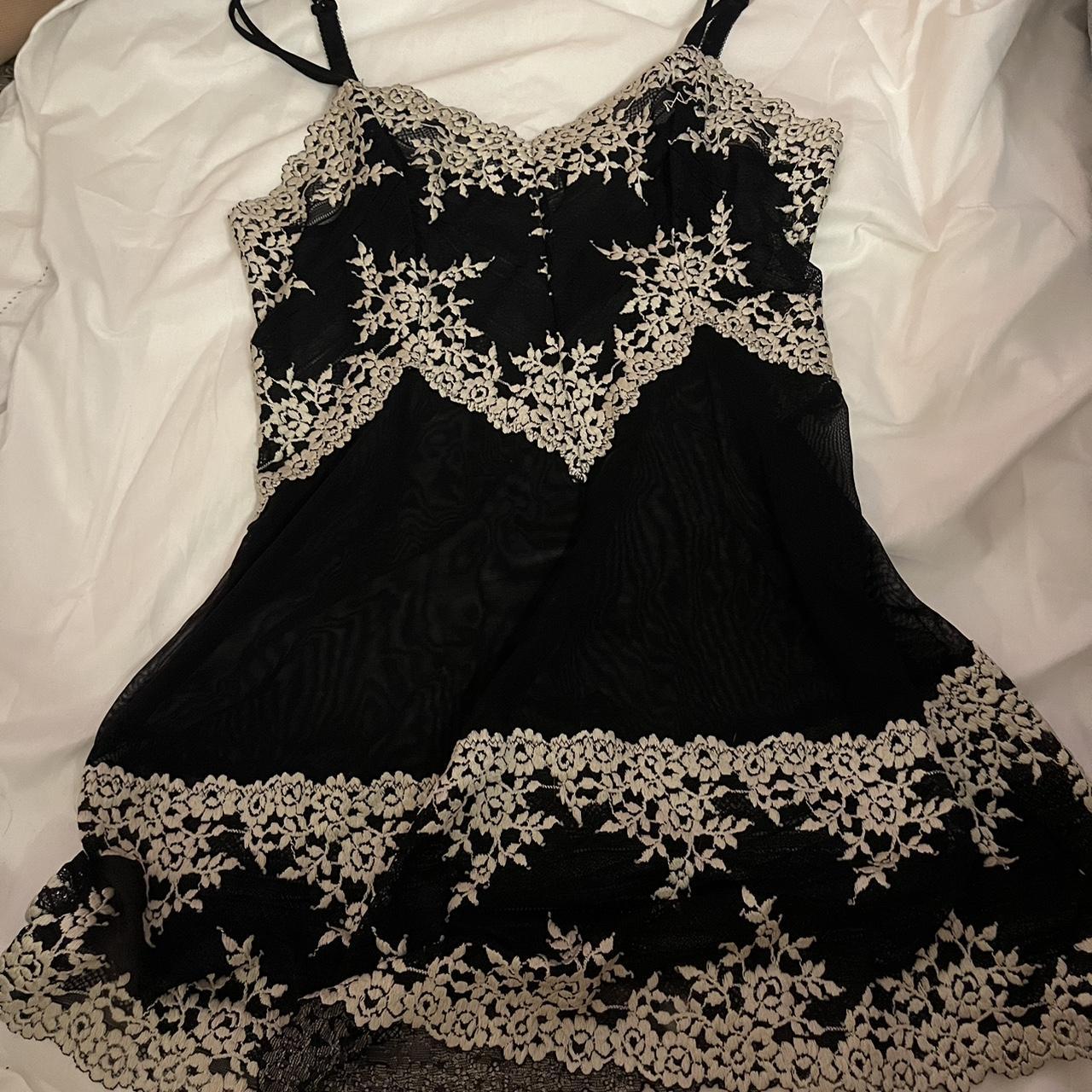 black sheer cherry dress #plussize #curve #shein - Depop