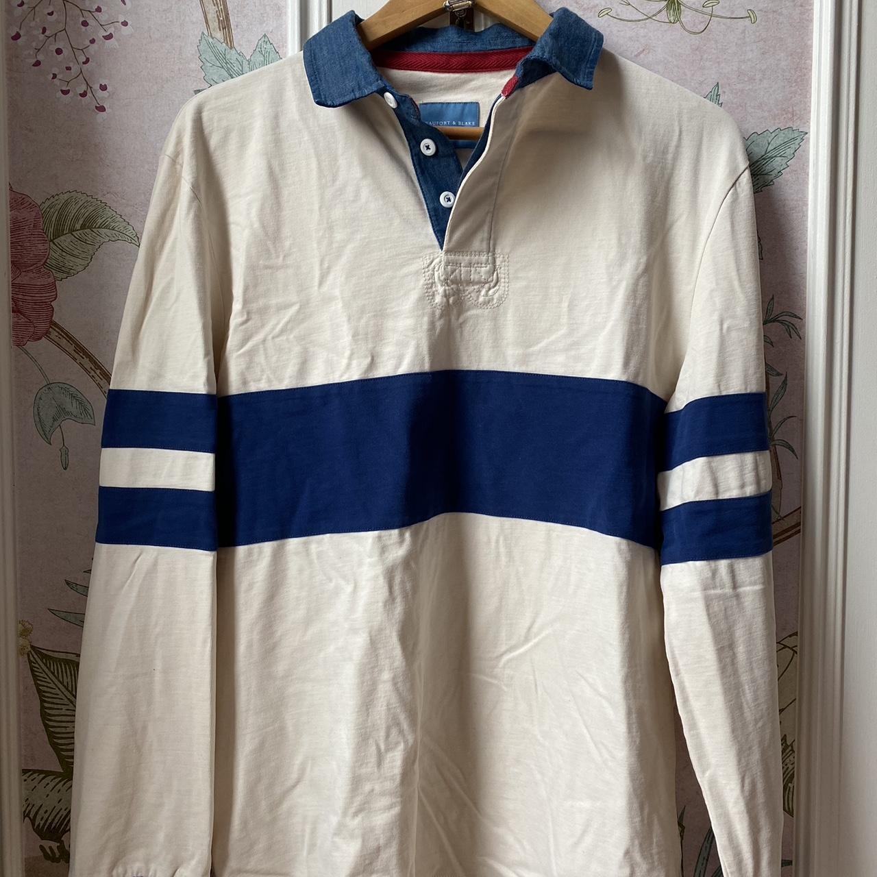 Beaufort and Blake Men’s Rugby Shirt Top Size... - Depop