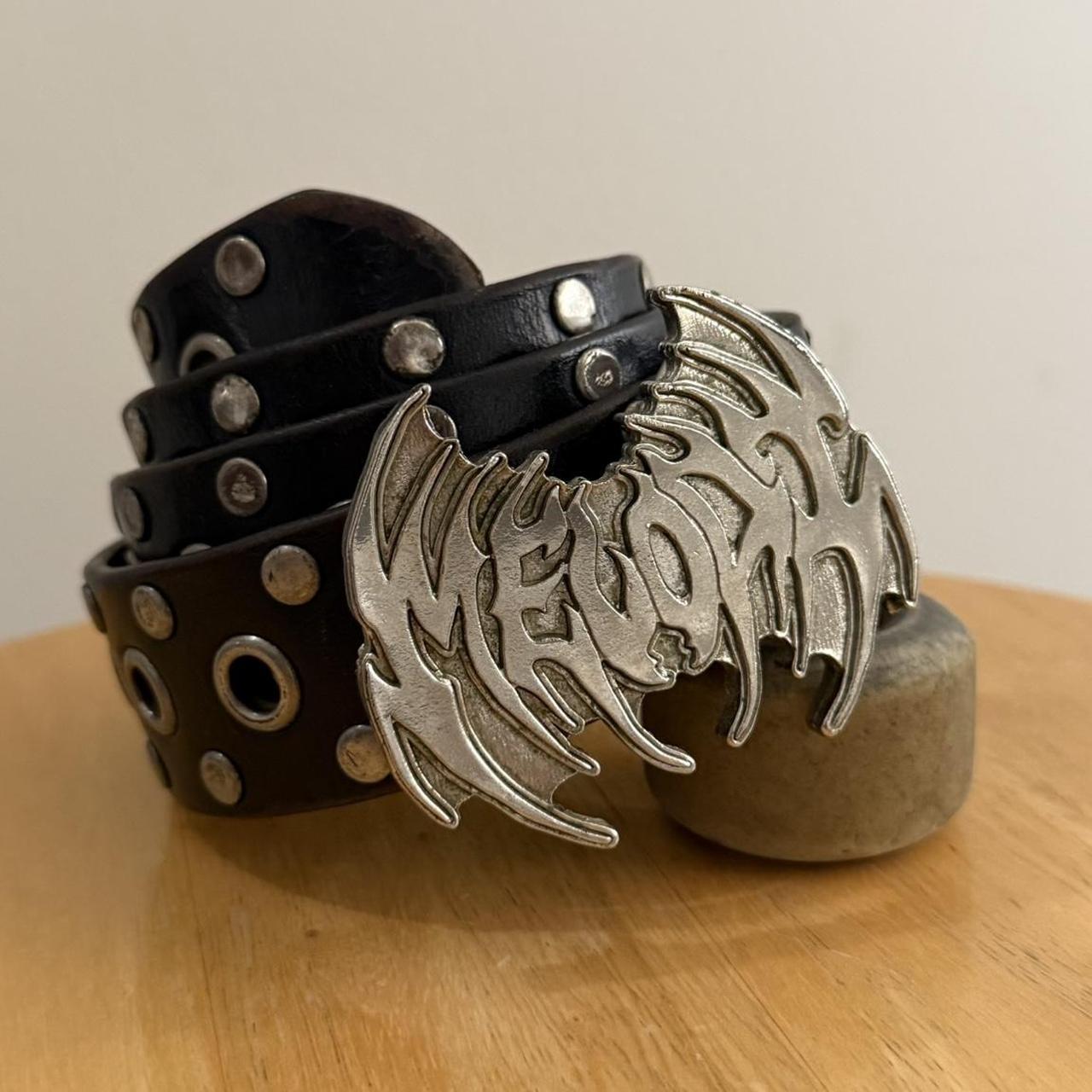 EC MELODI STUDDED BELT L/XL FITS 30” WAIST | Depop