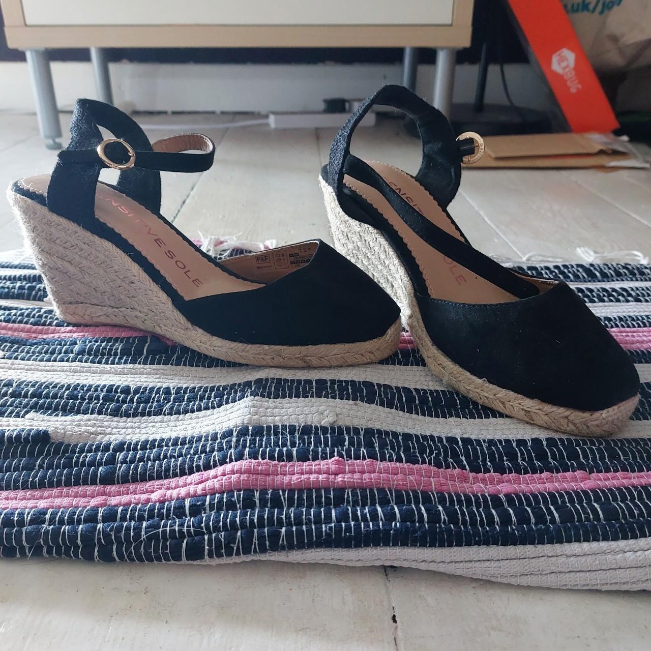 F&f wedge sandals sale