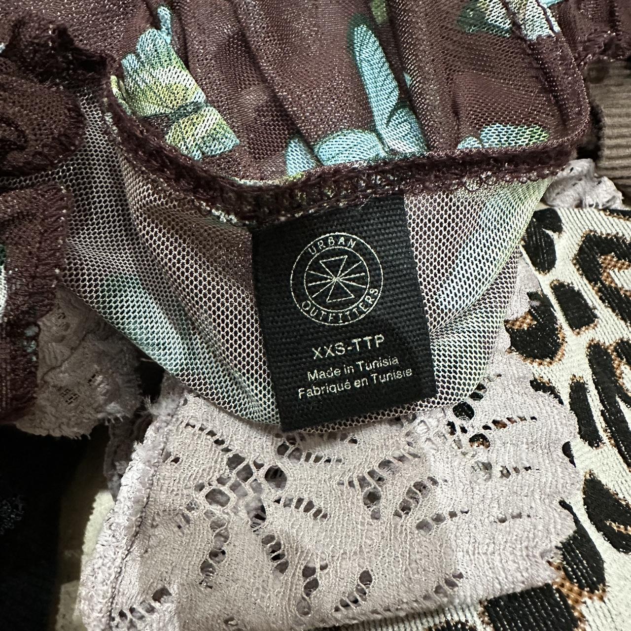 urban outfitters mesh butterfly top xxs size 46... Depop