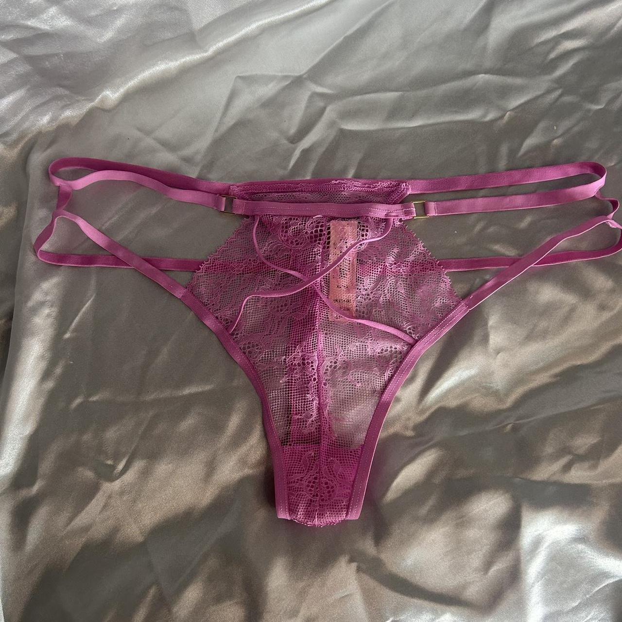 NWT Victoria's Secret Strappy Thong Size: - Depop