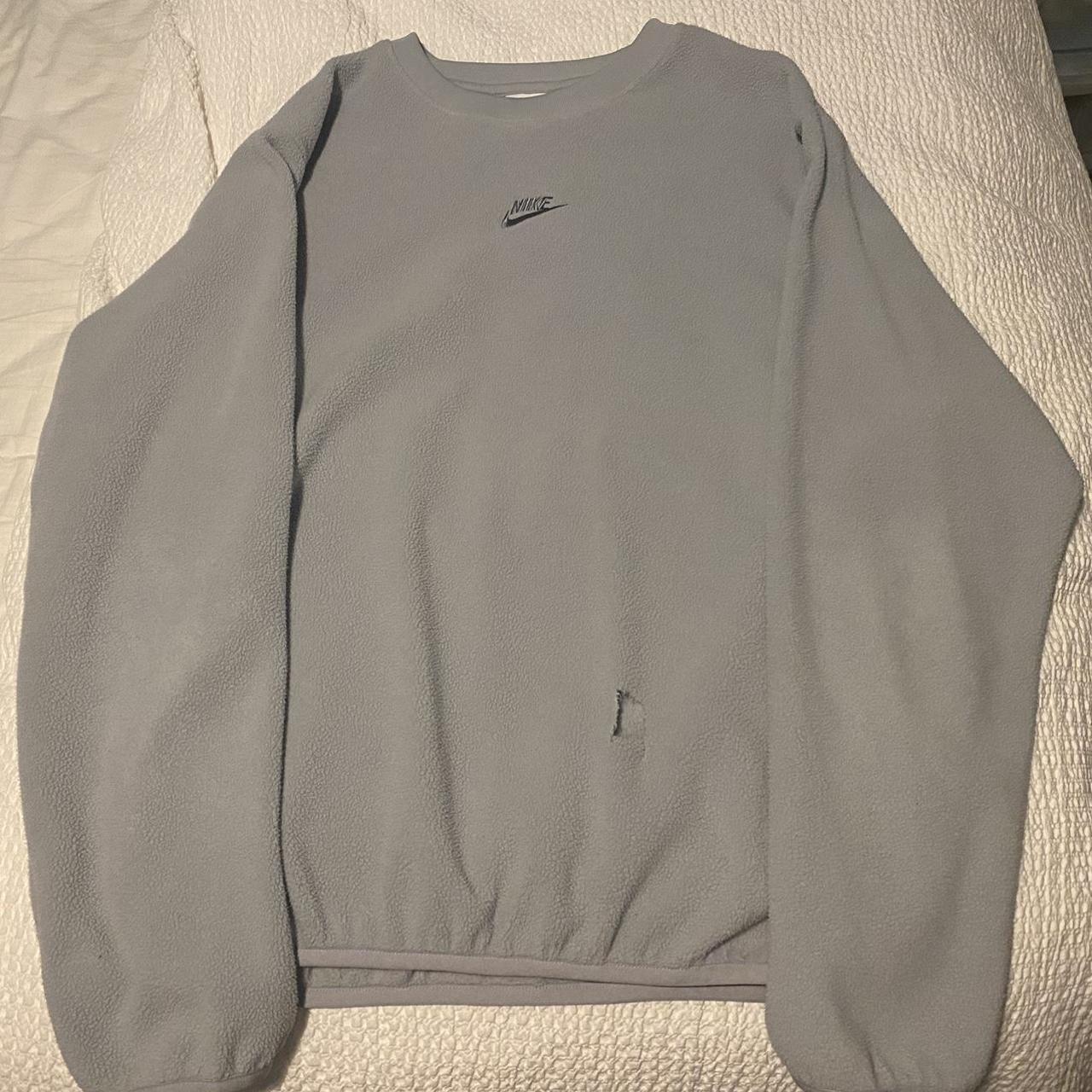 NIKE T100 sweatshirt -Wolf Grey. Loved the design of... - Depop