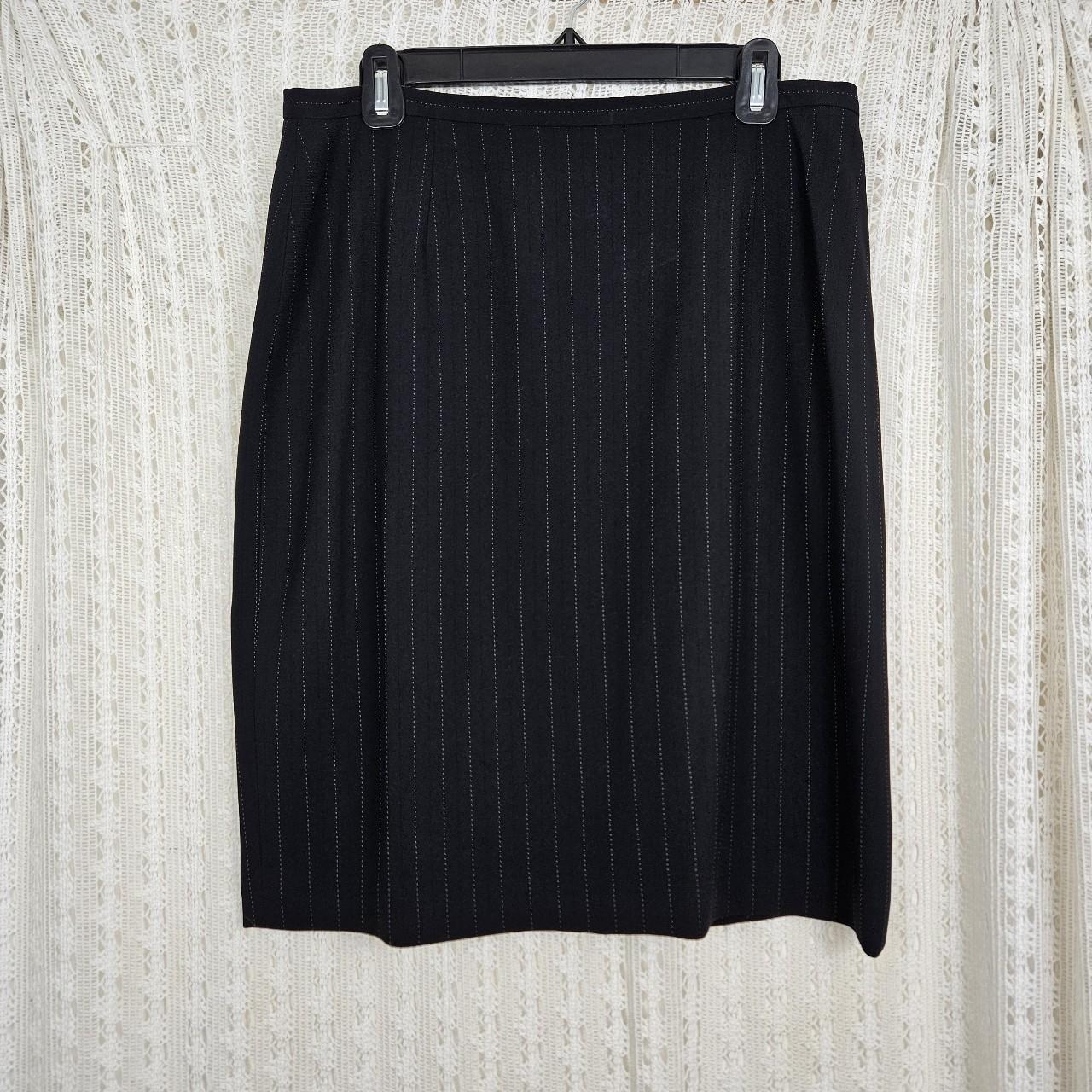 Ann Taylor Women's Midi Skirt Black 12 – Ann Taylor Black