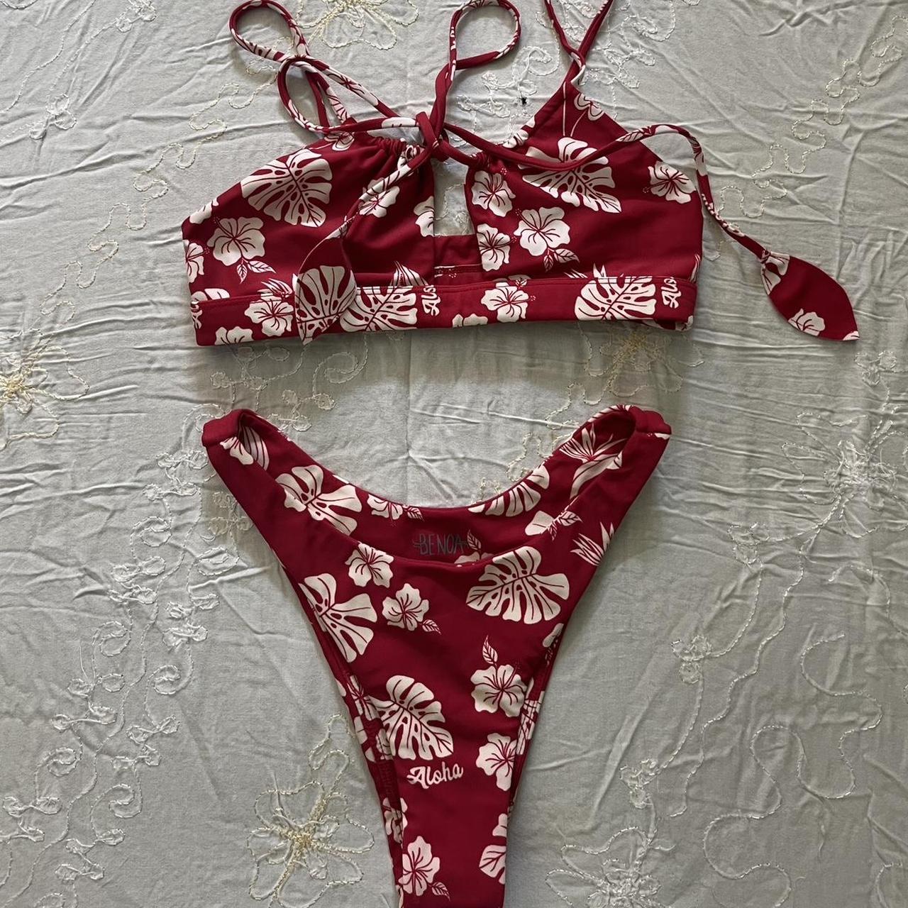 BENOA SWIM 90s baby Medium top, Small bottoms