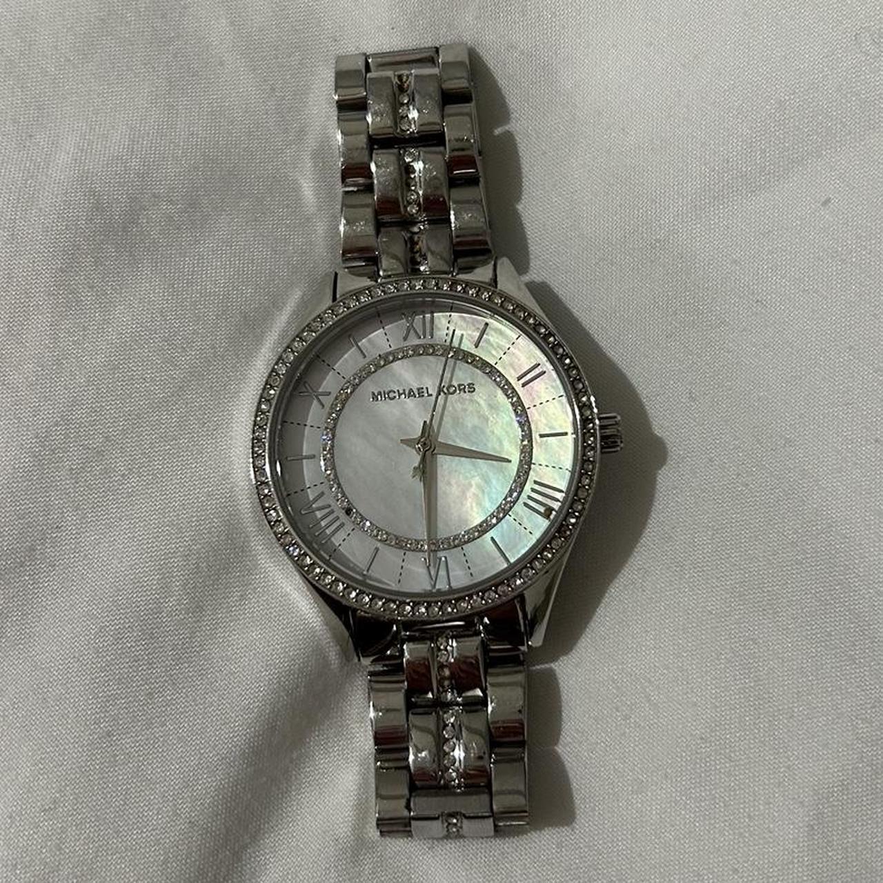 michael kors mk3900 lauryn crystal mother of pearl. Depop