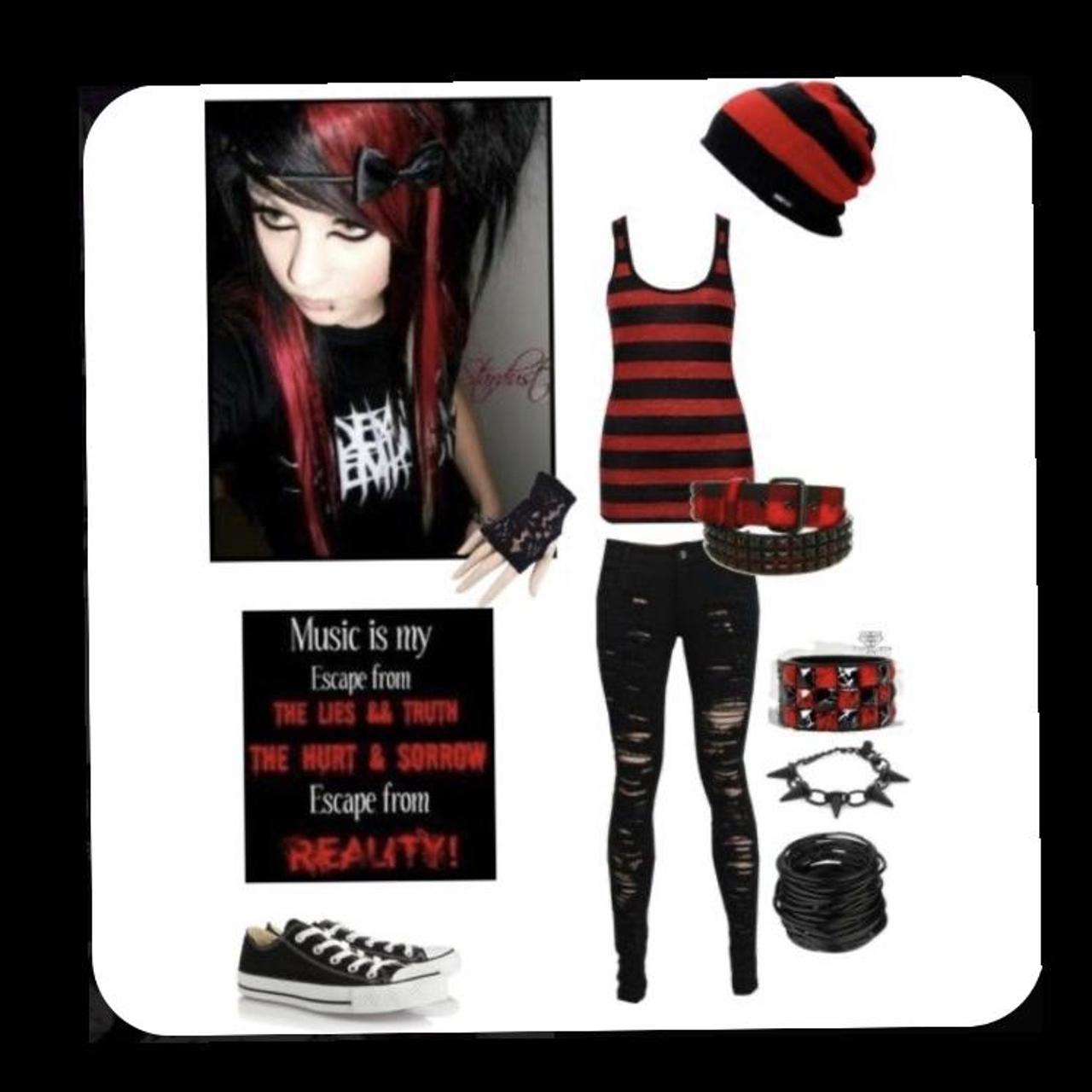 HUGE ISO 🖤☠️ 2000’s EMO CLOTHESSSS!! (band tees,... - Depop