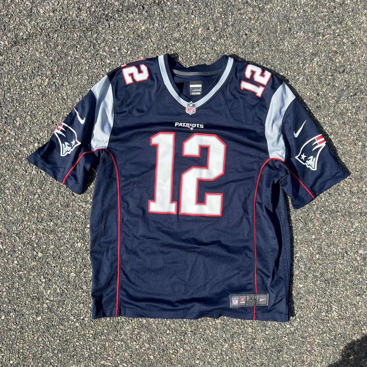 Nike NFL Patriots Tom Brady Jersey - S Nike NFL - Depop