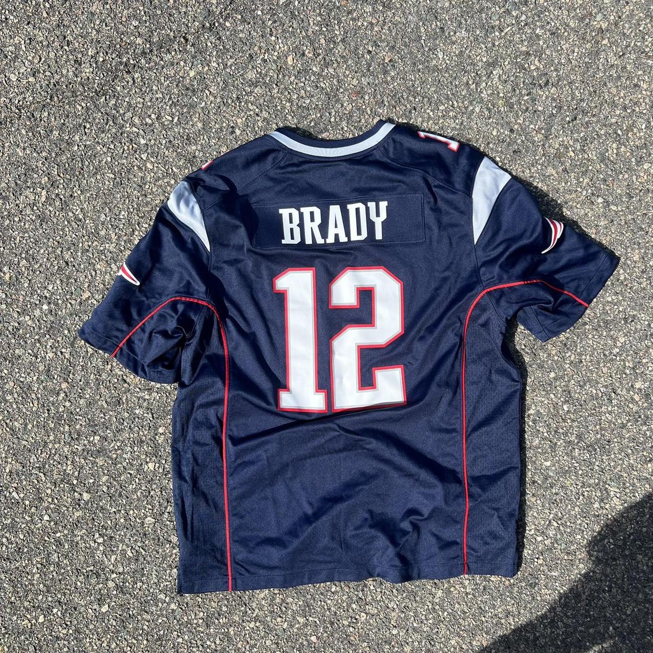 New England Patriots Nike On Field 12 Tom Brady - Depop