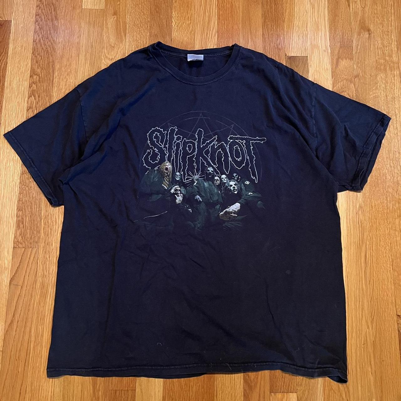 Vintage Early 2000’s Slipknot Band Tshirt Size XXL,... - Depop