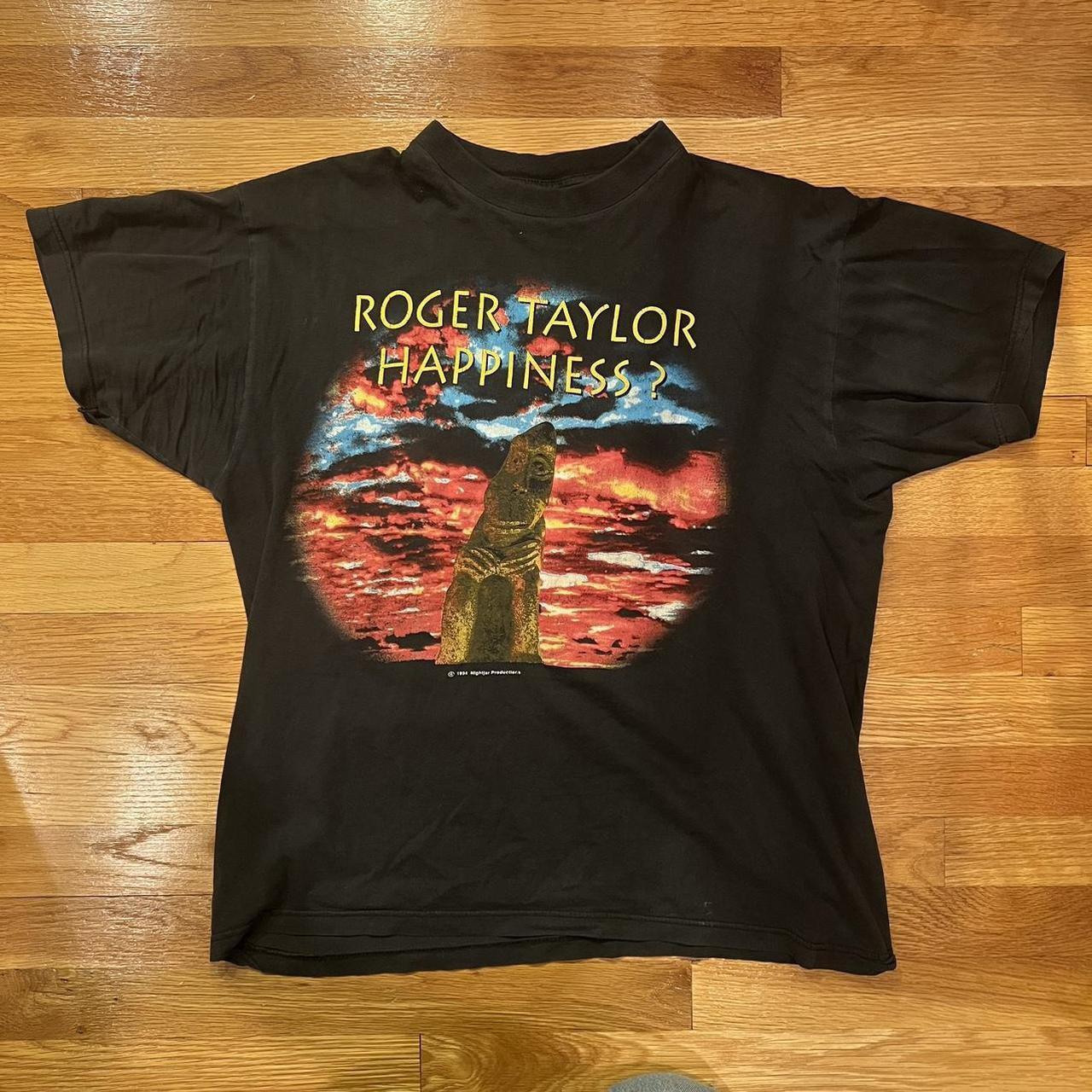 Vintage 1994 Concert Tshirt Roger Taylor (drummer of... - Depop