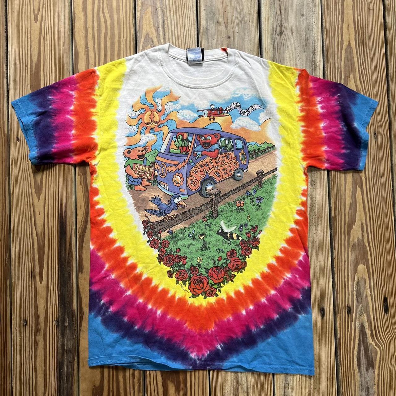 Vintage Grateful Dead Summer Tour 1994 Tshirt (Grey... - Depop