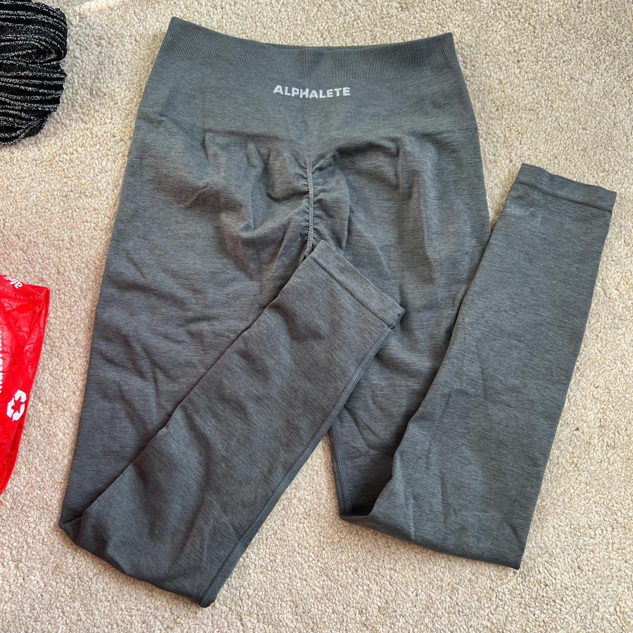 Alphalete amplify Og titanium grey leggings.... Depop