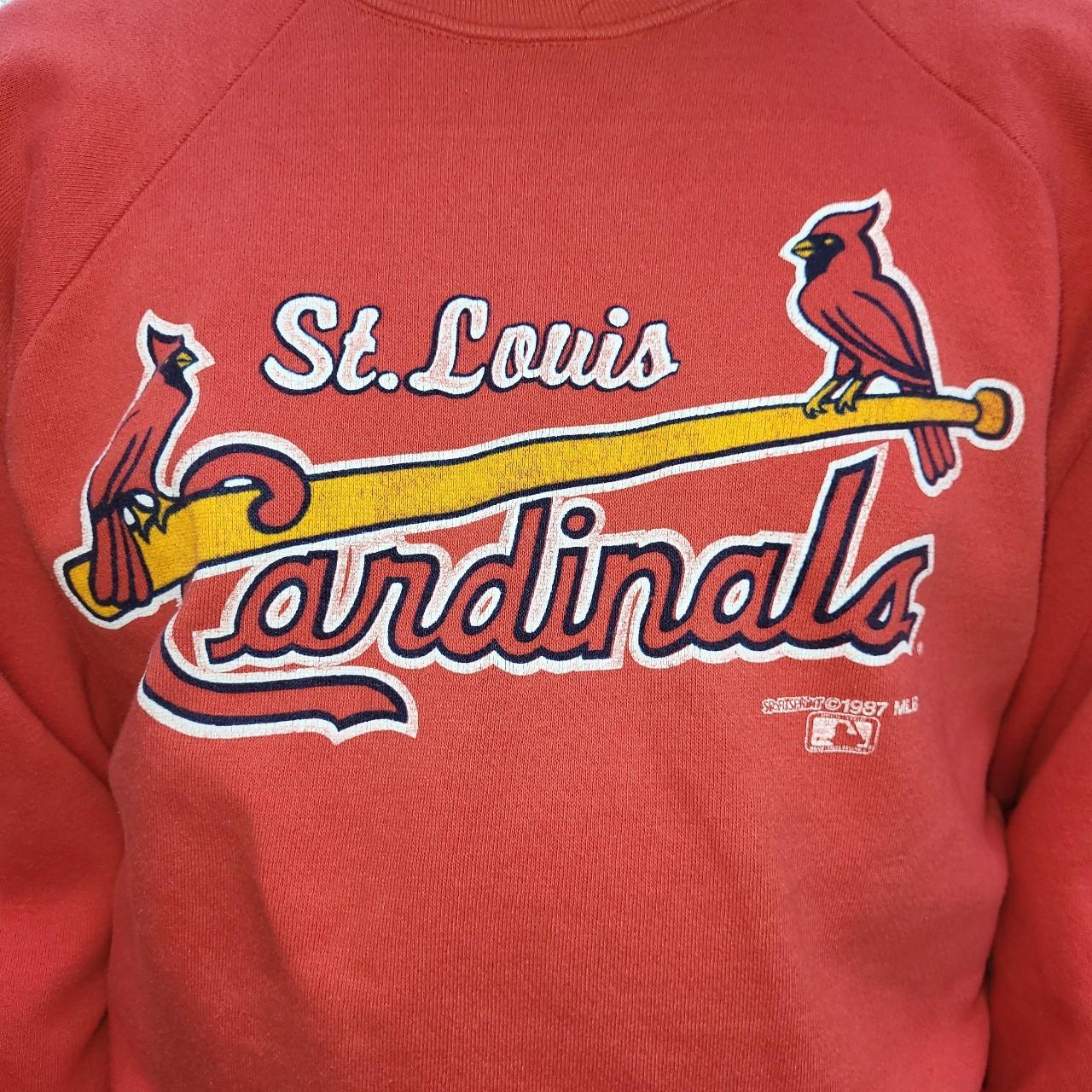 Vintage St. Louis Cardinals Hoodie The hoodie is in - Depop