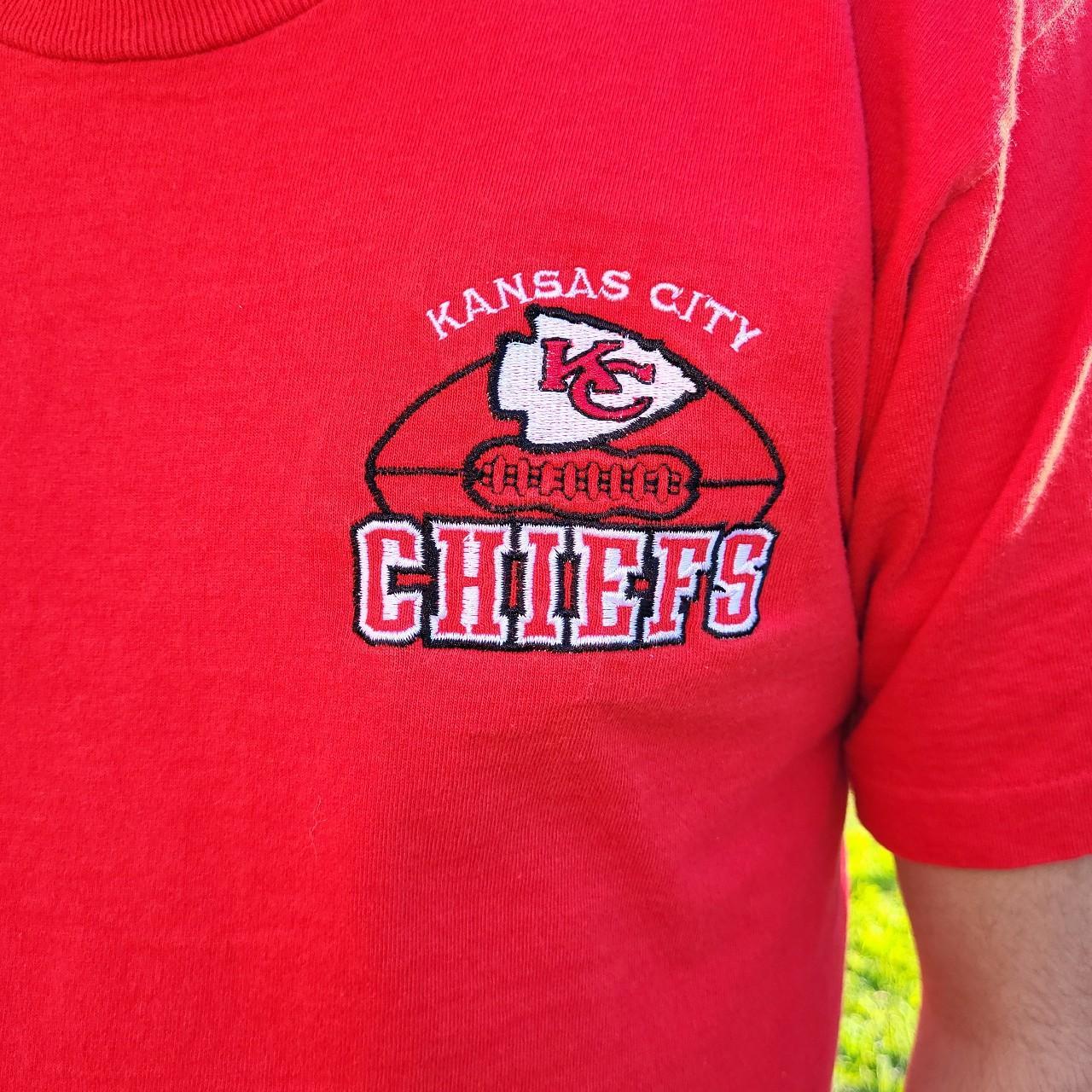 Vintage 90's Kansas city chiefs t Pro Depop