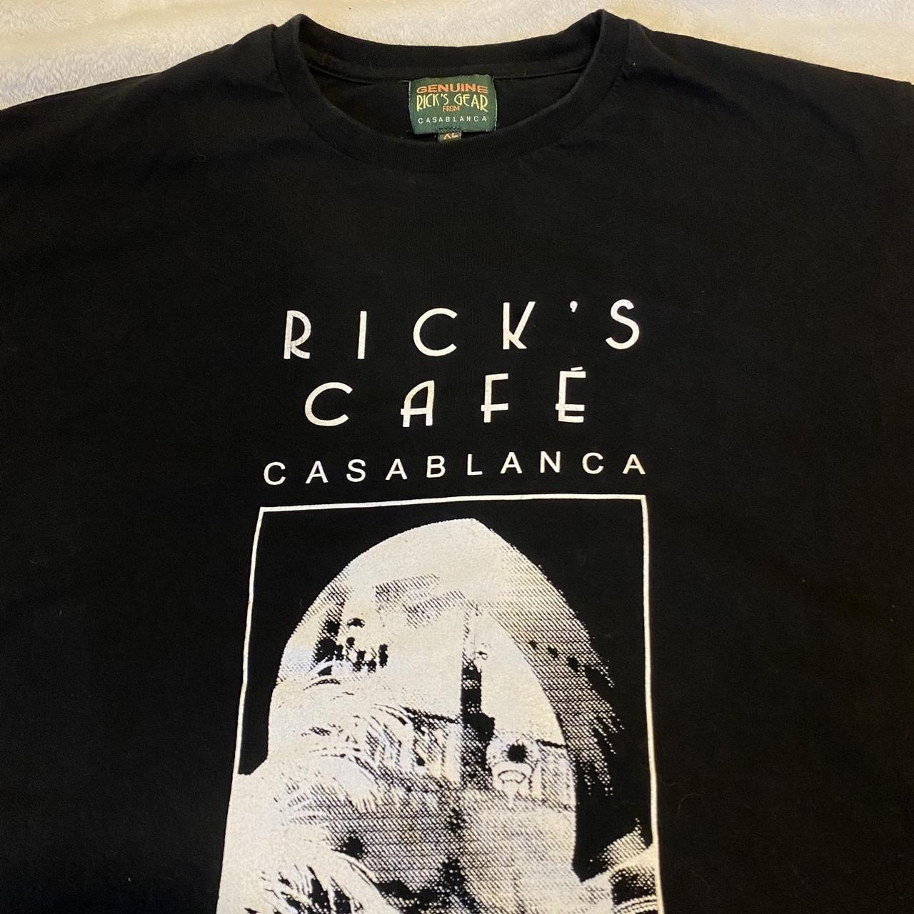 Casablanca Men's Black and White T-shirt