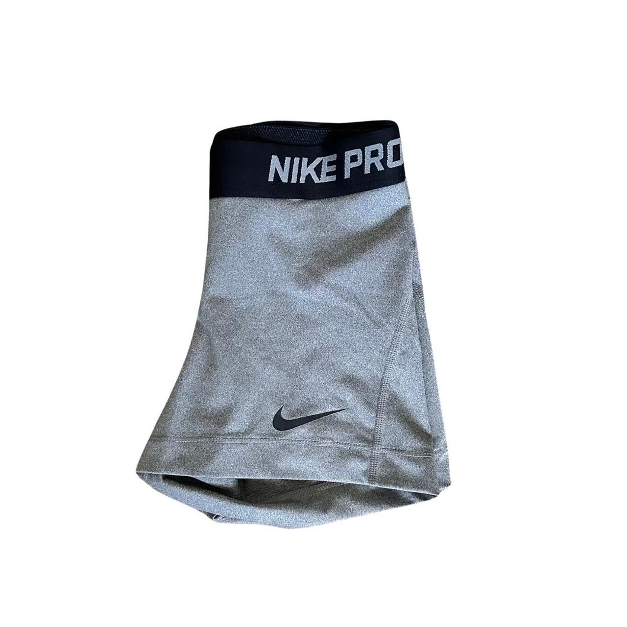 Grey Nike Pro Shorts Fits XS S Depop