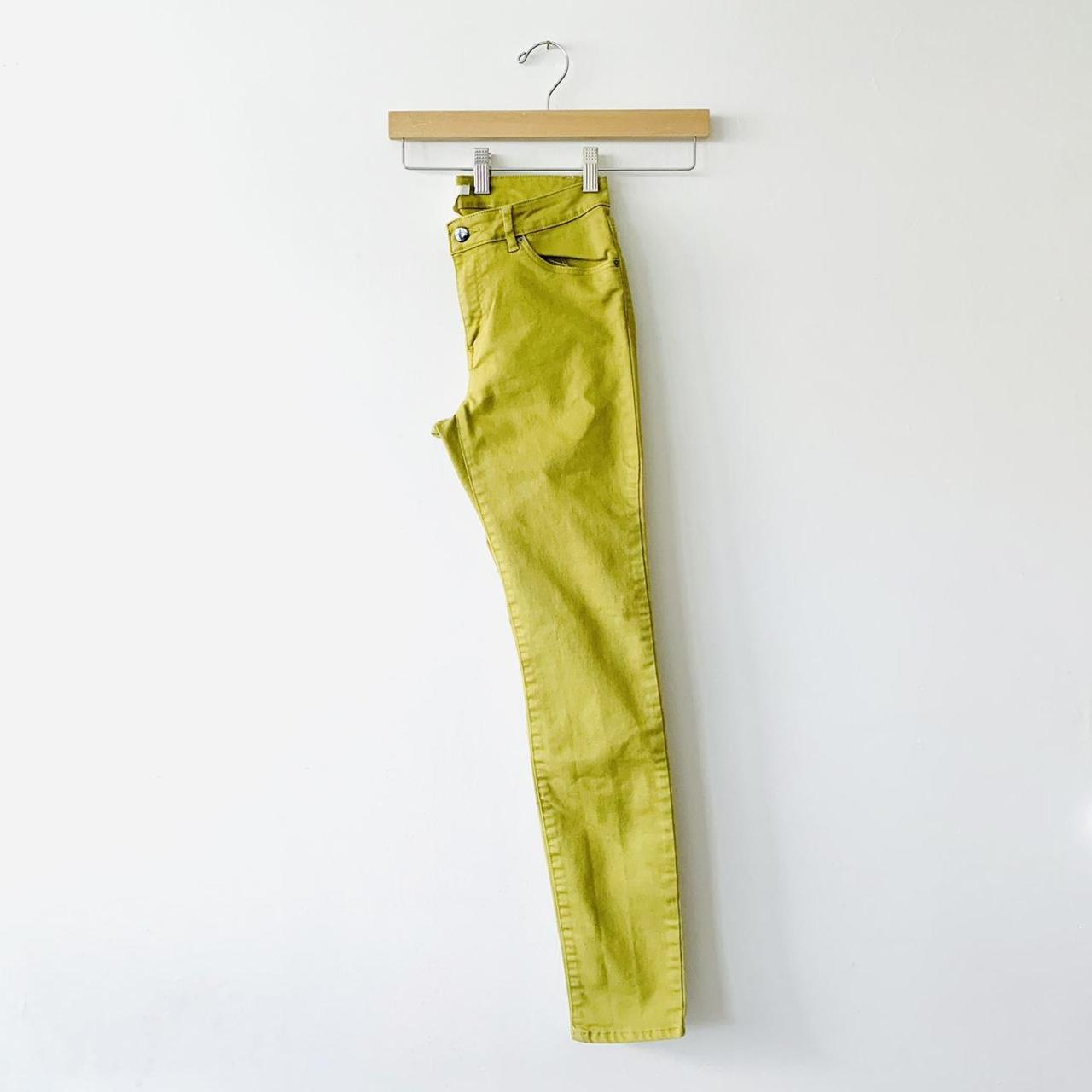 H&m yellow clearance jeans