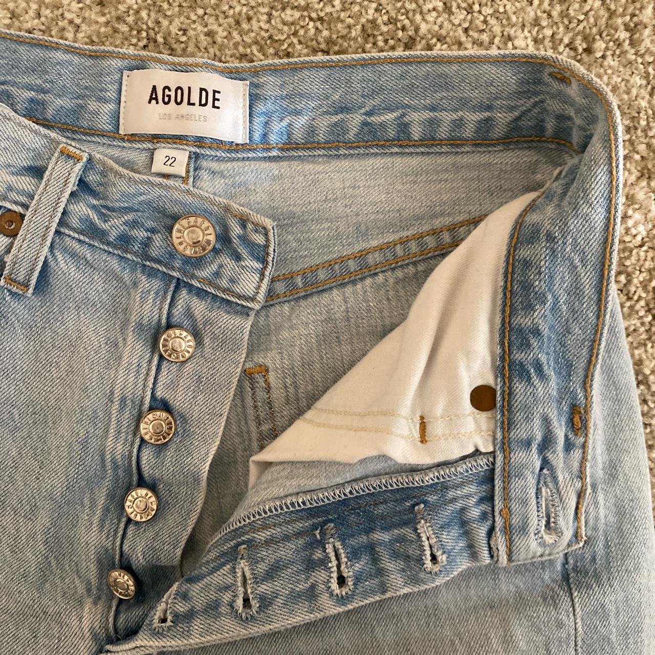 Agolde Jeans in the perfect light blue shade idk Depop