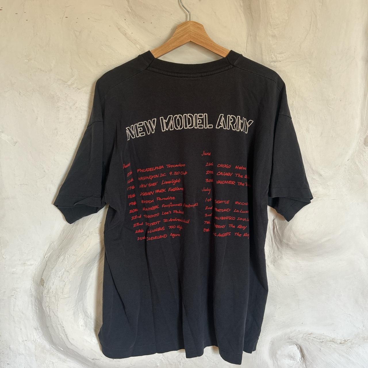 Very Rare, vintage New Model Army Band Tee. Great... - Depop