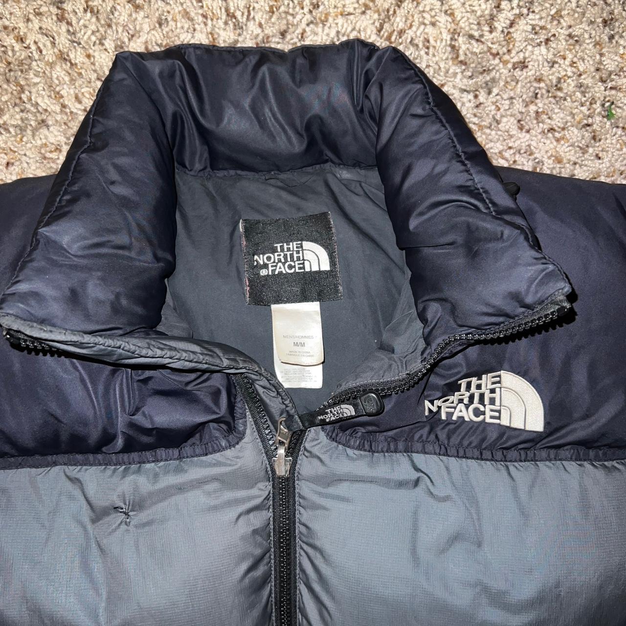 NORTH FACE NEPTUSE 700 PUFFER. BLACK AND GRAY SIZE... - Depop