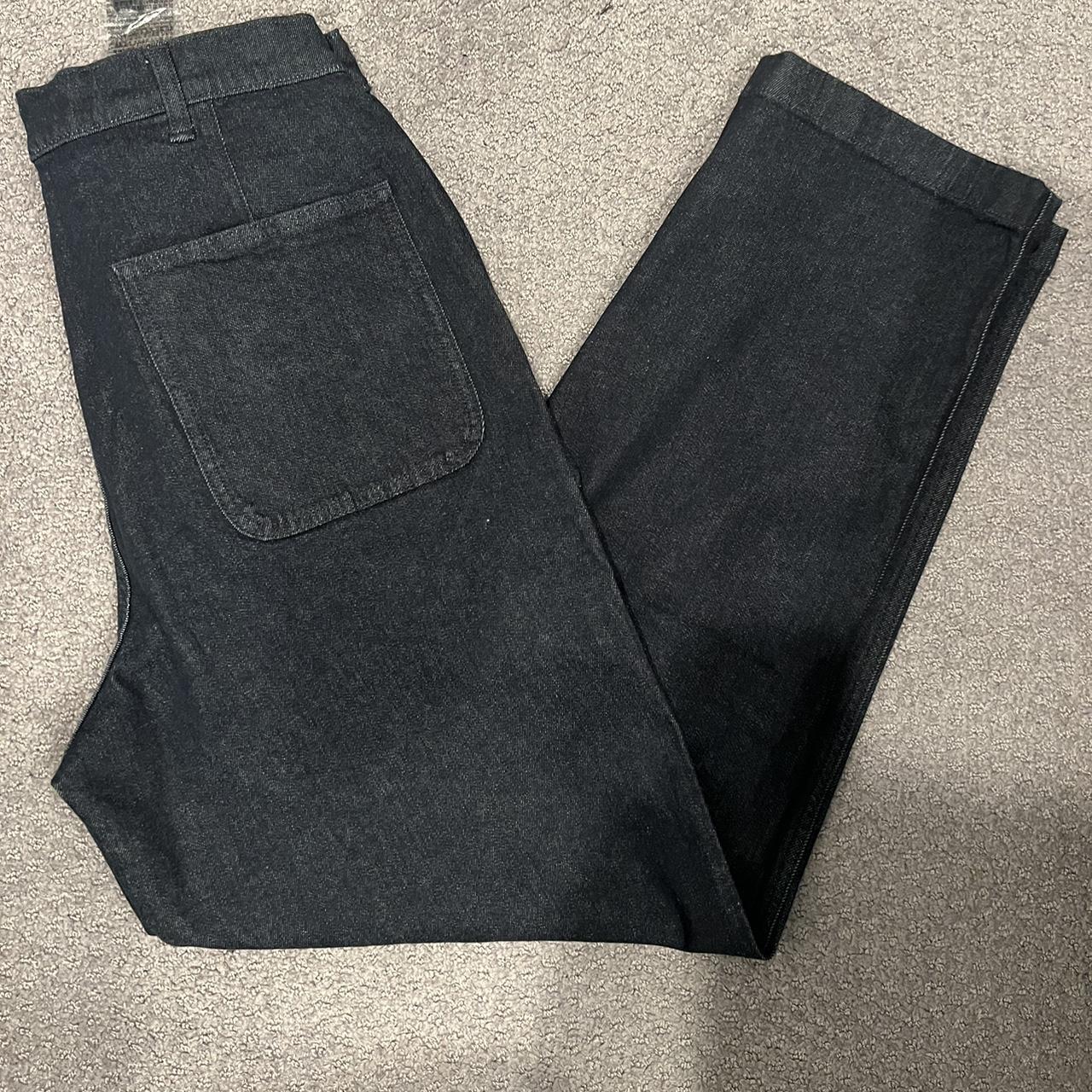 UNIQLO Wide Fit Work Pants Waist 30-33 in. Dark... - Depop