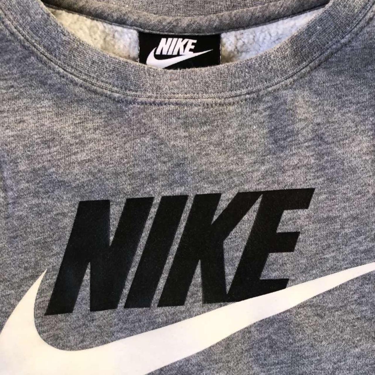 mens grey nike sweatshirt