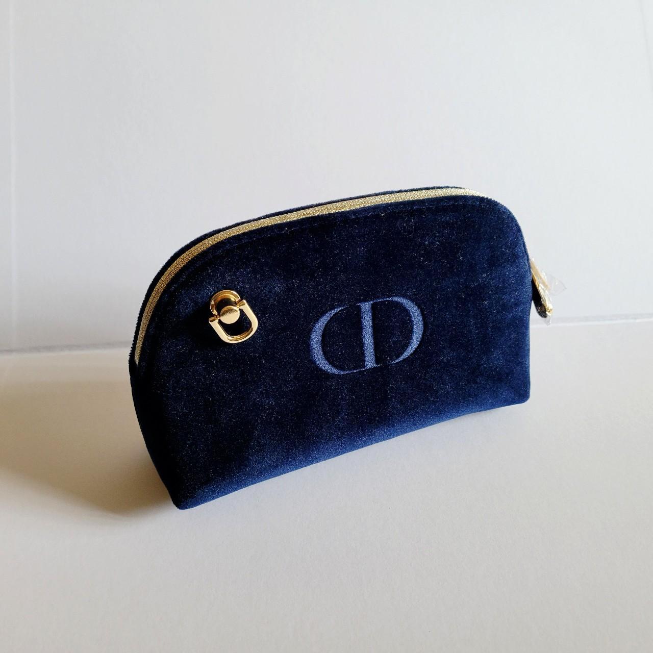 Dior Women's Navy and Gold Bag