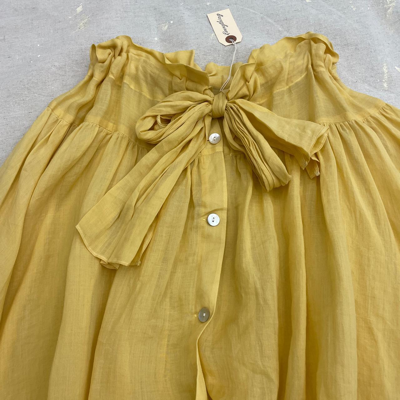 Maryam Nassir Zadeh Women's Yellow Skirt (2)