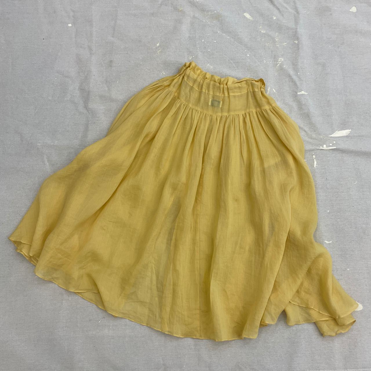 Maryam Nassir Zadeh Women's Yellow Skirt (4)
