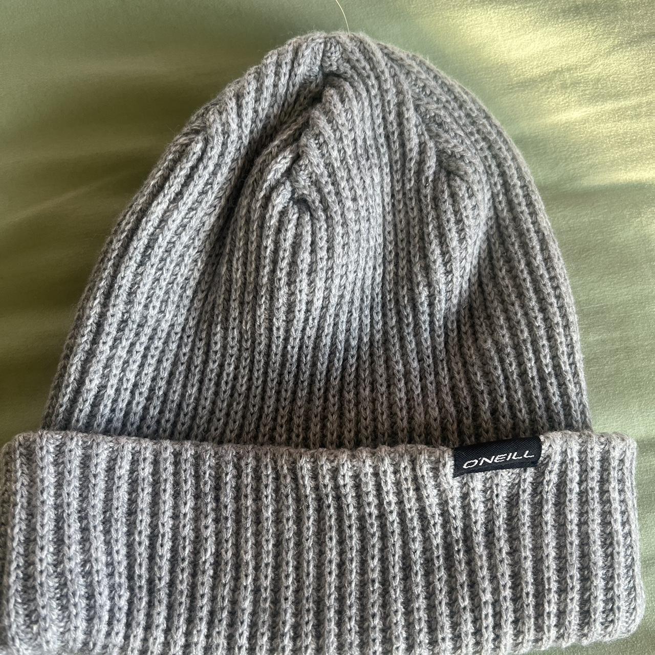 Grey O’Neill beanie Size: fits all Brand new never... - Depop