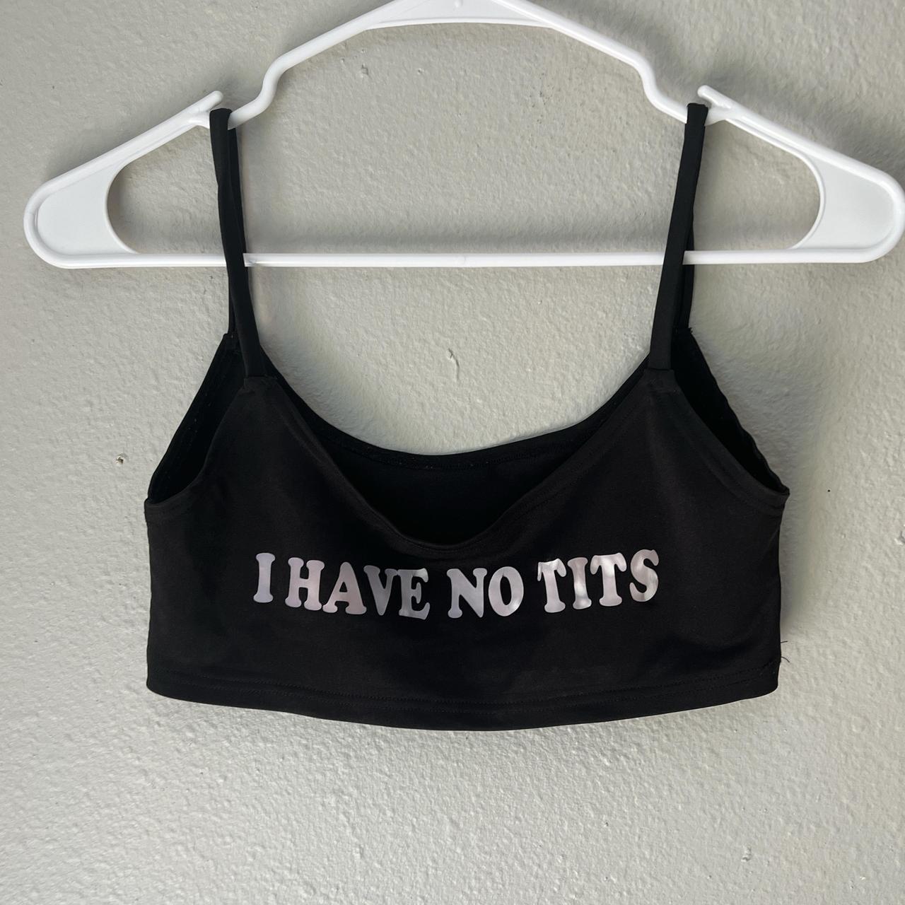 I have no tits small sports bra/croptop. Rep your...