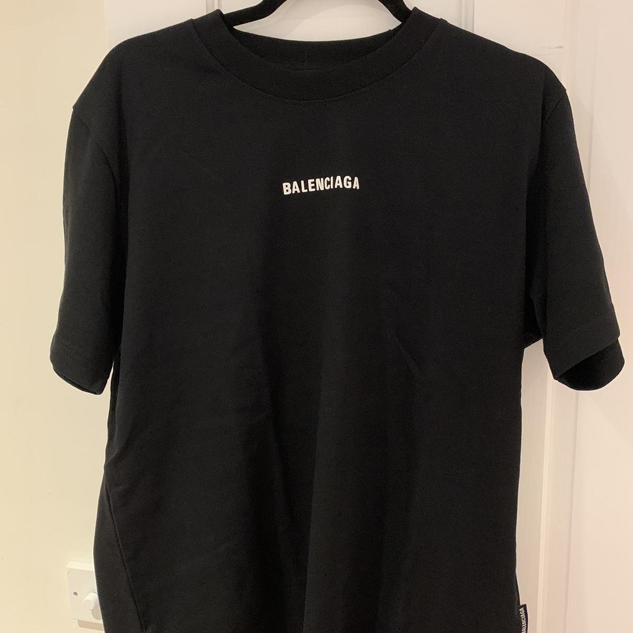 Black Balenciaga T-Shirt Size - Men’s... - Depop