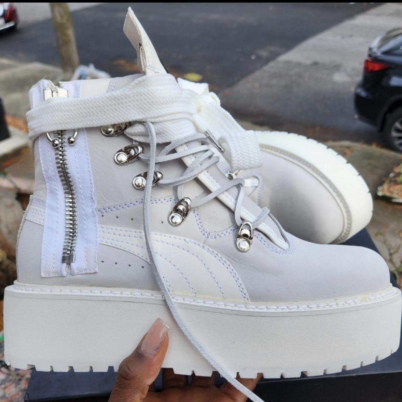 Fenty x puma sneaker hotsell boot white