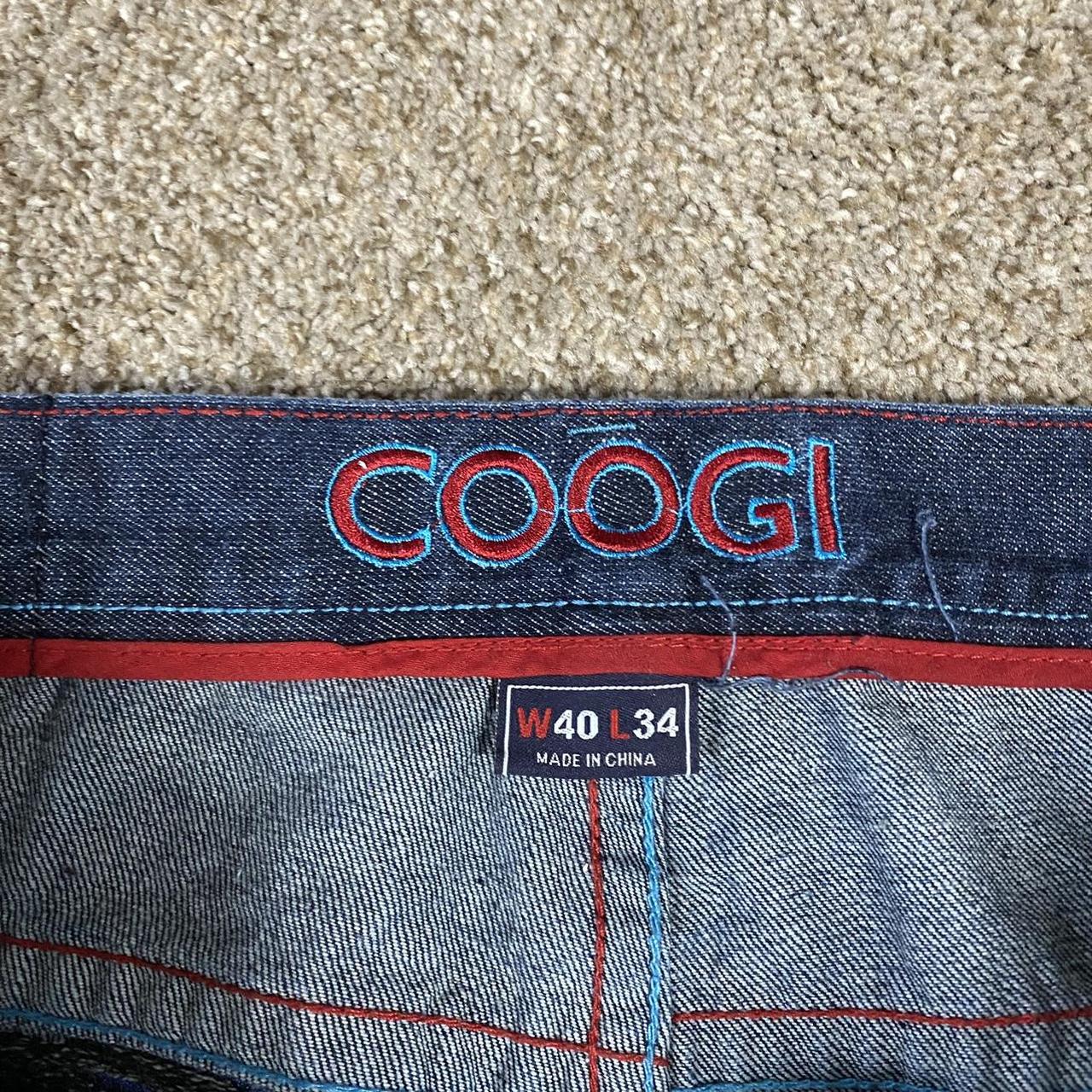 Coogi Men's Blue and Red Jeans (4)