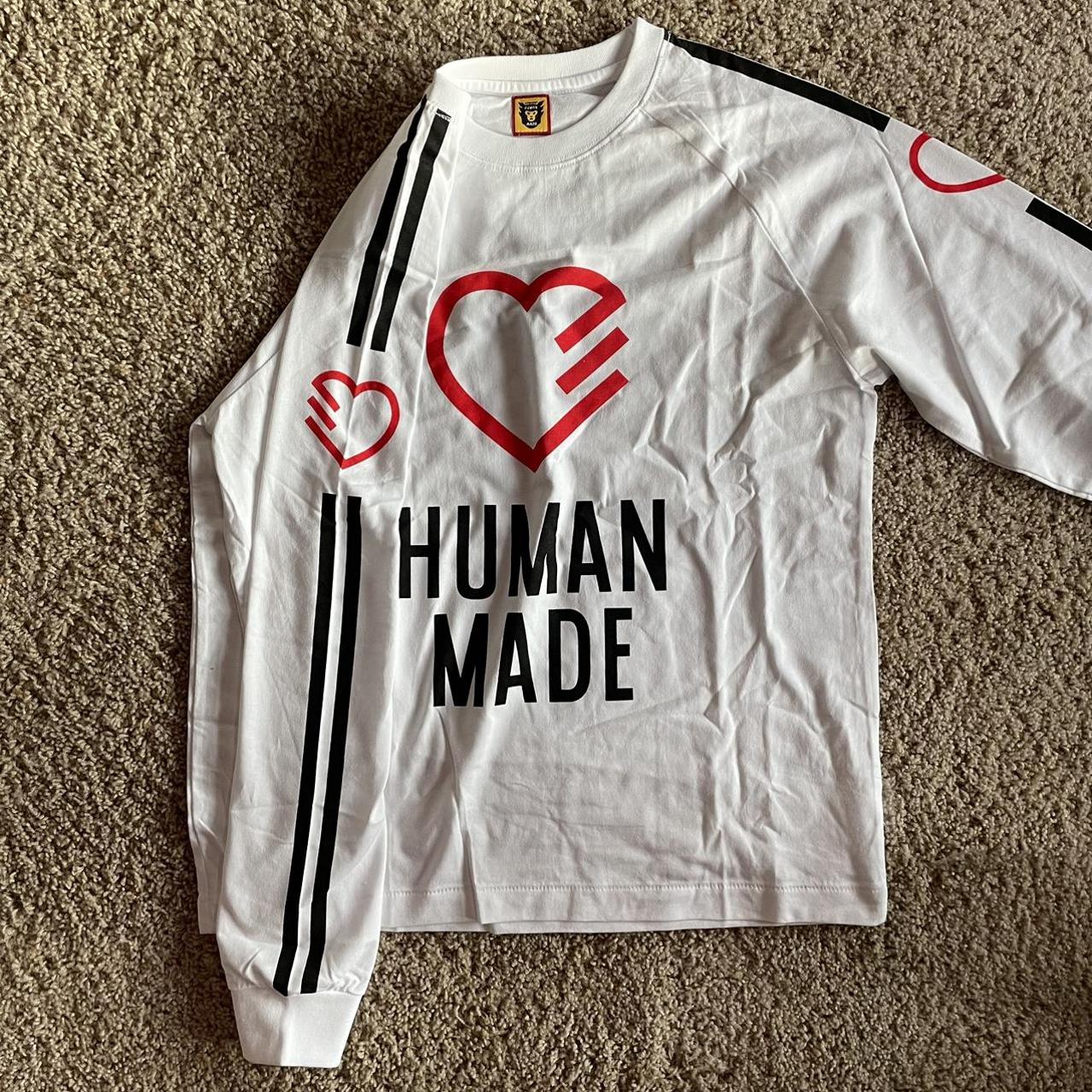Human Made Men's Red and White T-shirt