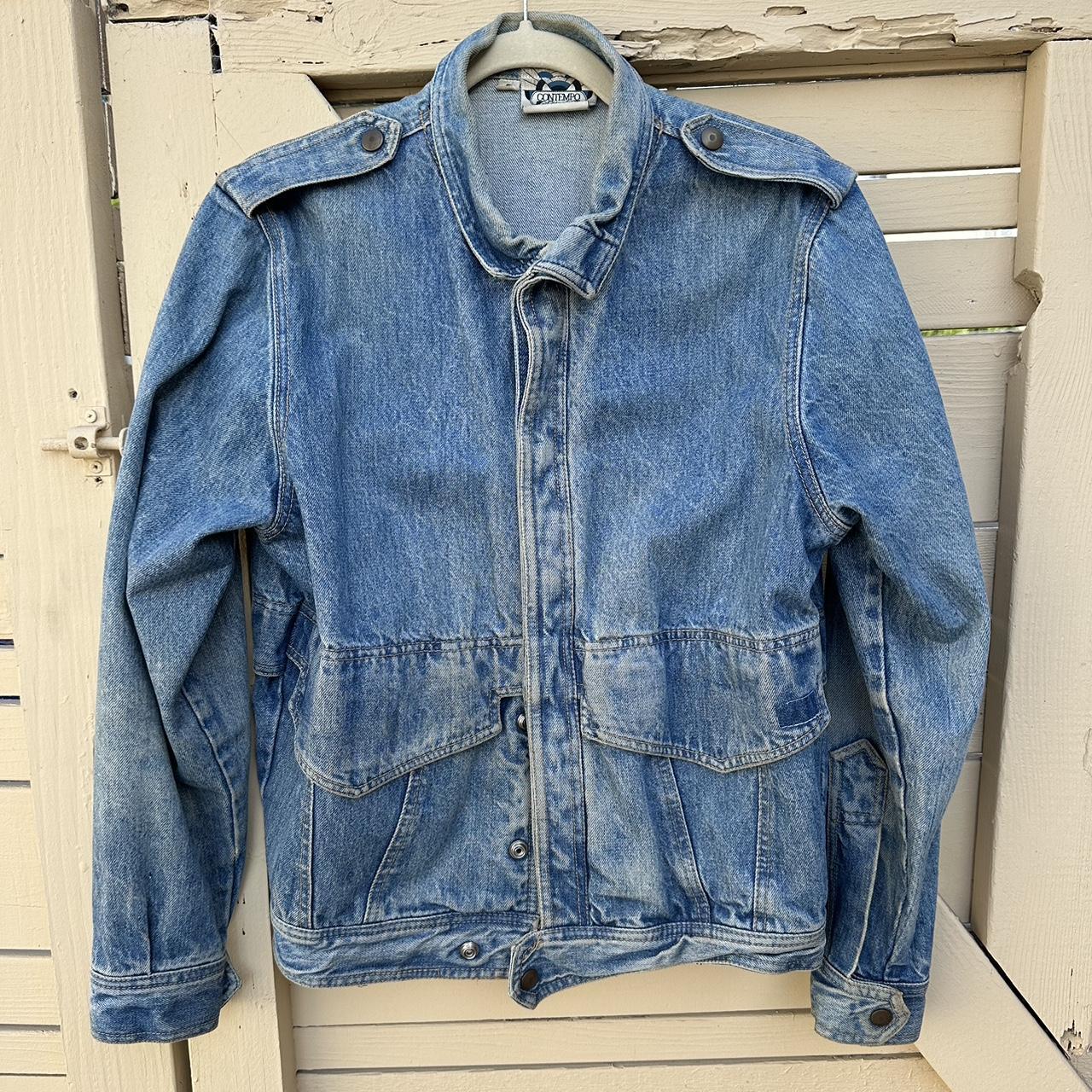 Vintage Contempo Casuals denim jacket - Depop