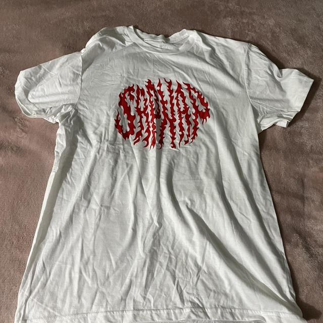 Sapnap 'Flame Name' T-Shirt Never Worn Size: - Depop