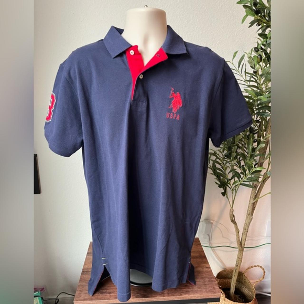 U.S. Polo Assn. Men's Blue and Red Polo-shirts