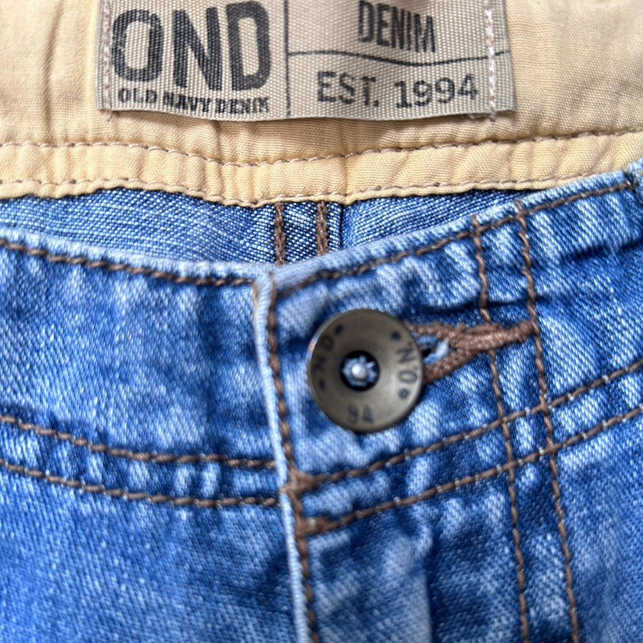 Old Navy Women's Blue and Navy Shorts Depop