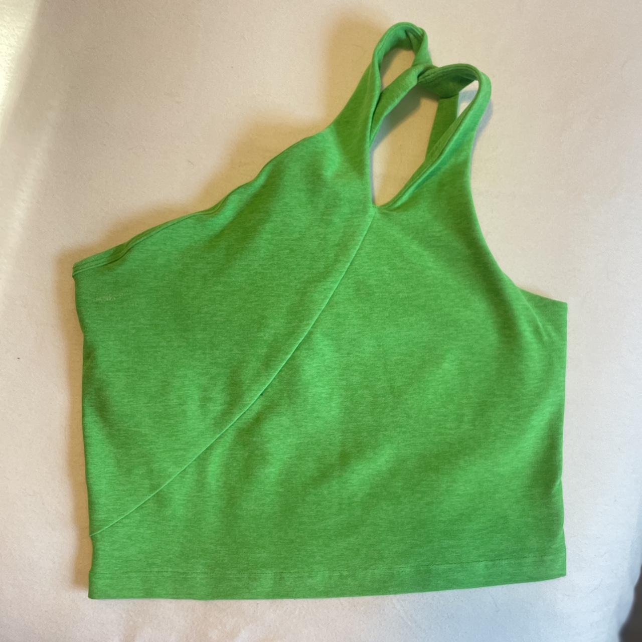 Green Beyond Yoga One Shoulder Top Size XS Like... Depop