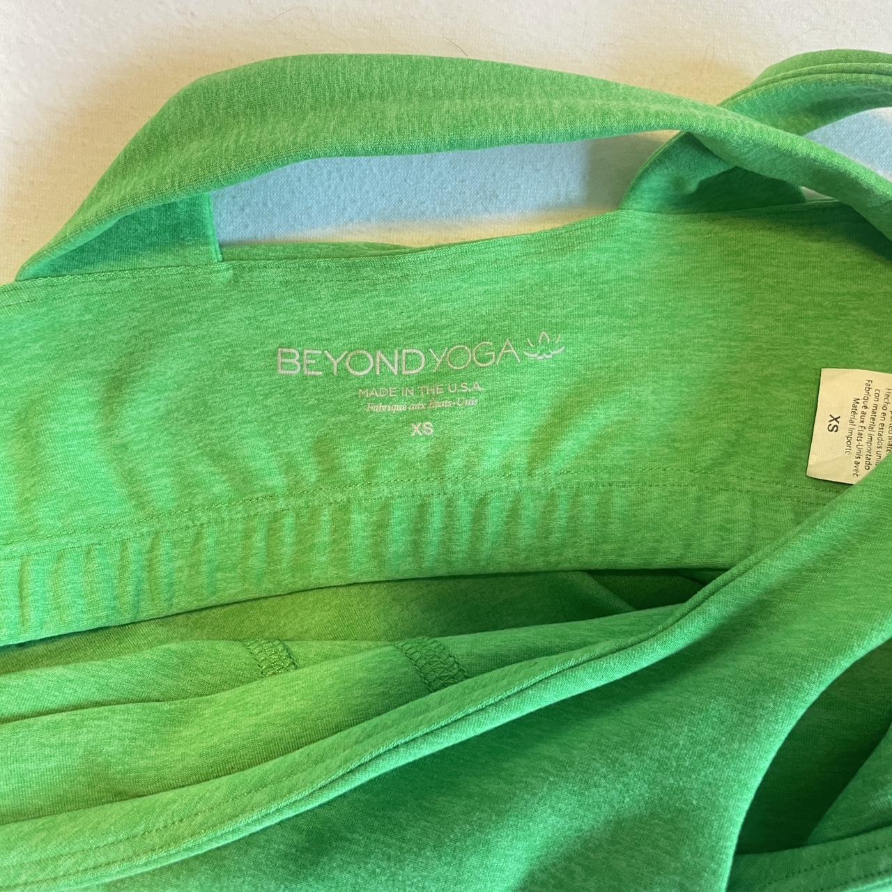 Green Beyond Yoga One Shoulder Top Size XS Like... Depop