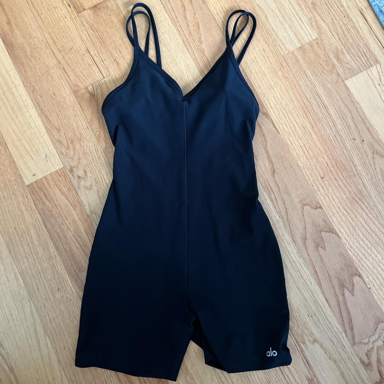 Black Alo yoga one piece Very very flattering Lots... - Depop