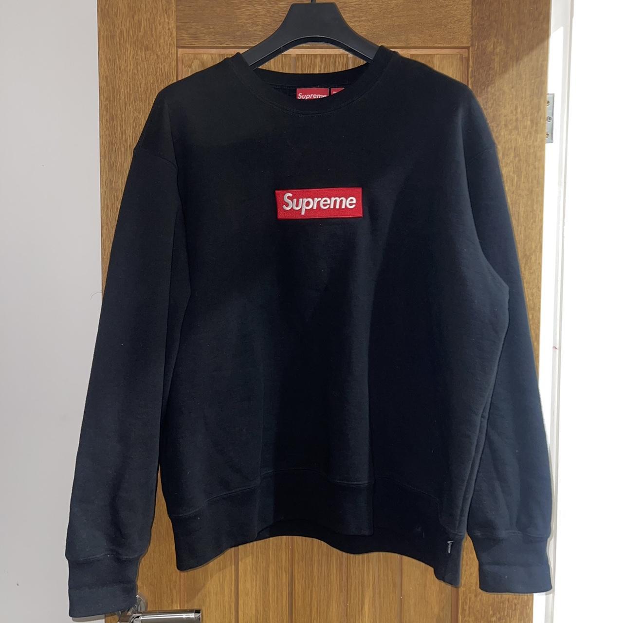 Supreme Box Logo Crewneck Black 