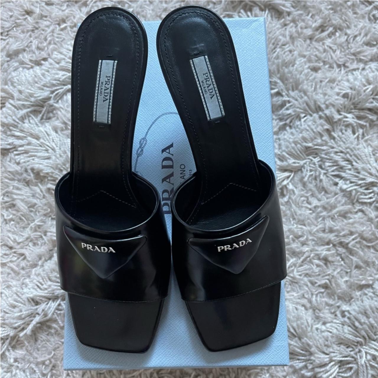 Prada mule sandals best sale