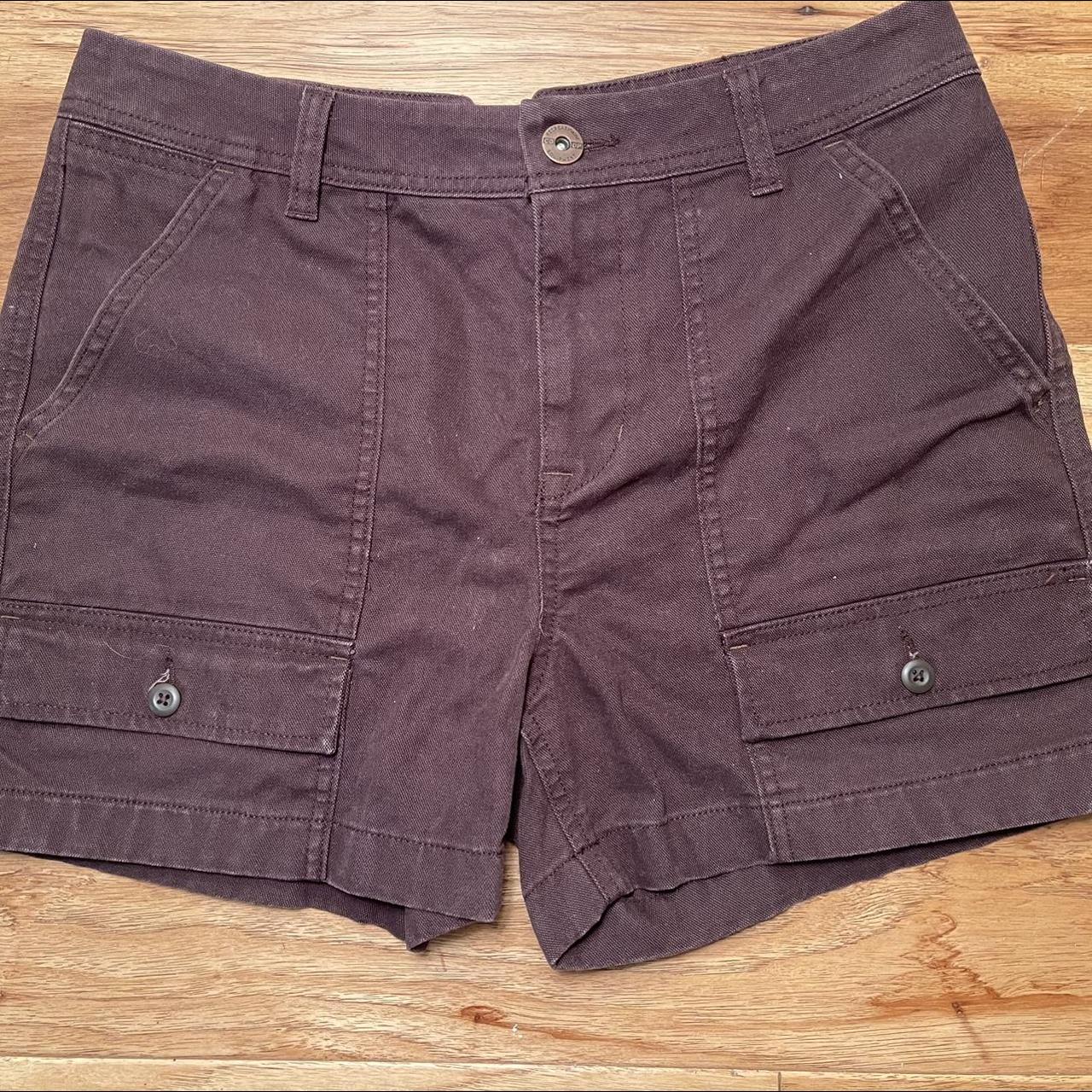 REI Co-op Women's Burgundy and Brown Shorts | Depop