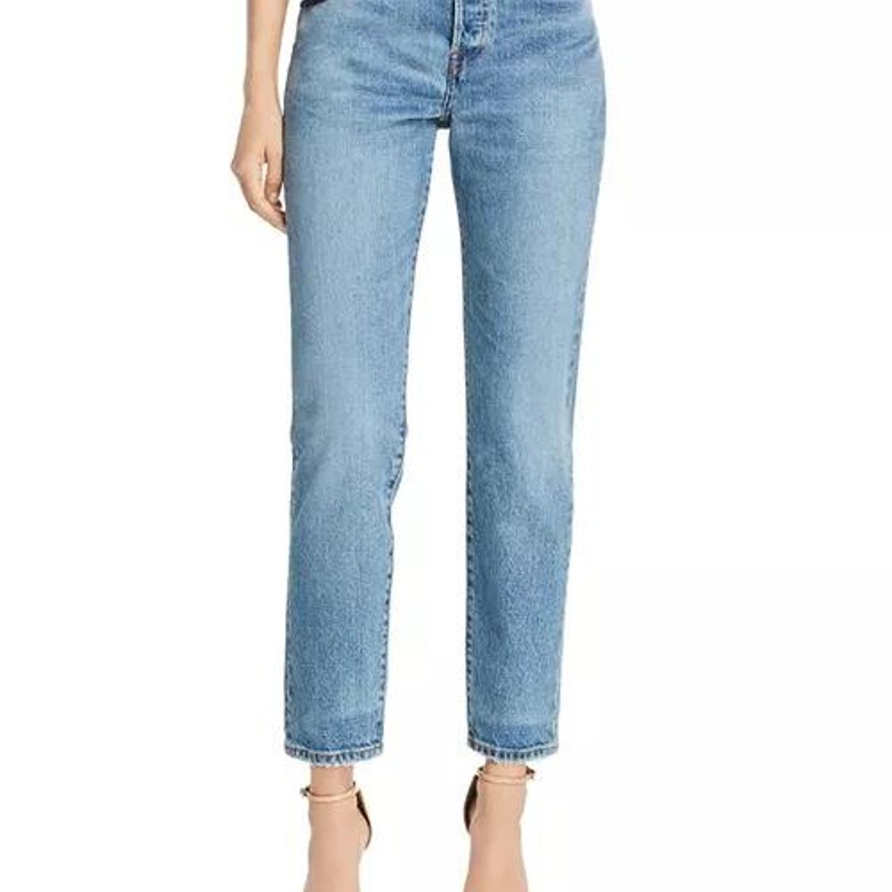 Levis Wedgie Icon Fit Tapered Jeans in These. Depop