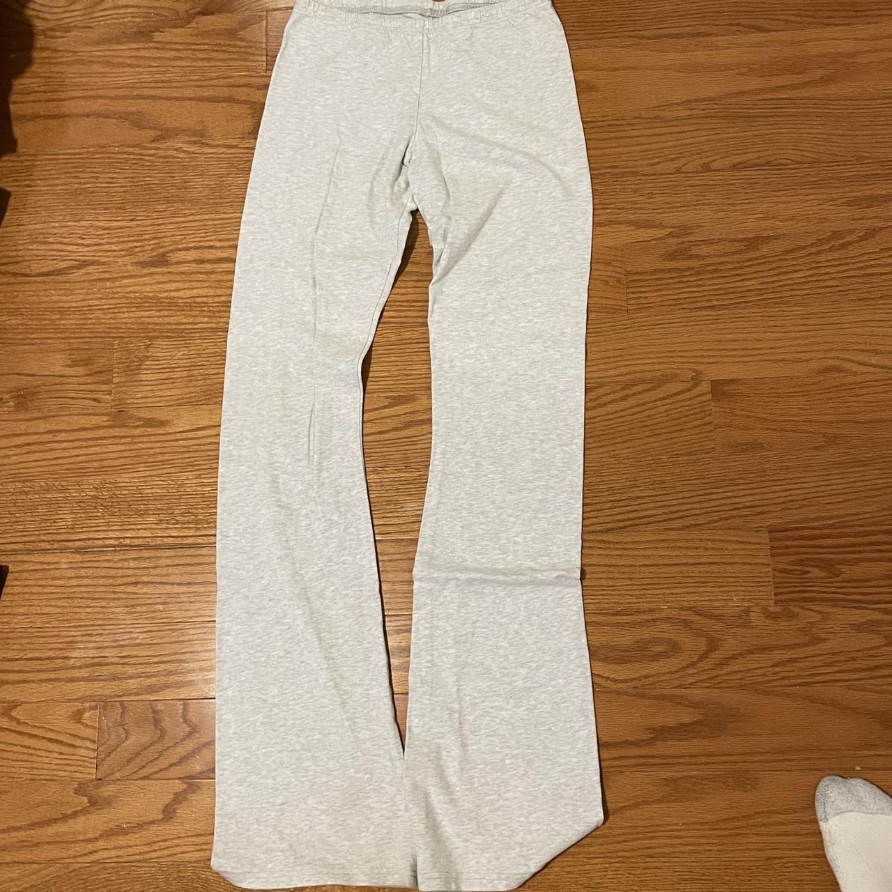 Low rise light grey brandy Melville yoga pants Depop