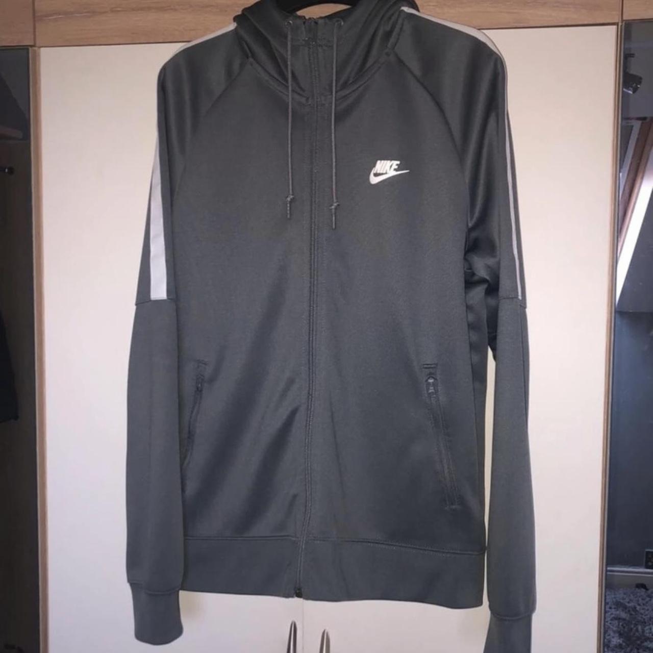 nike grey hoodie tracksuit